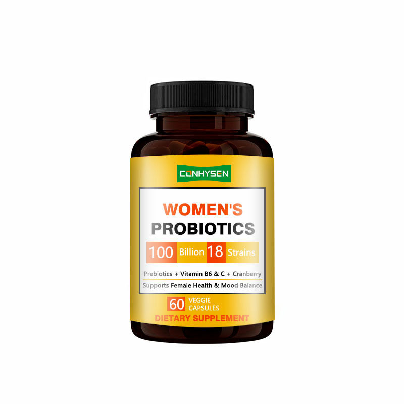 OEM / ODM Γυναικεία Probiotics Καψάκια Βελτιστοποιήστε κοπή κολπικού ούλου Φλώρα μη ΓΤΟ Πρωταθλήματος 5-In-I Γυναίκα