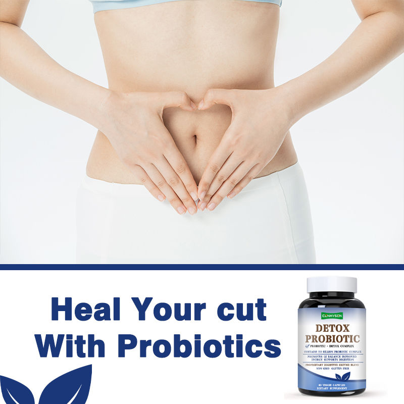 Κάψουλες Premium Custom Detox Probiotics Βελτιώνουν τα Επίπεδα Ενέργειας Σχεδιασμένες για Γυναίκες και Άνδρες
