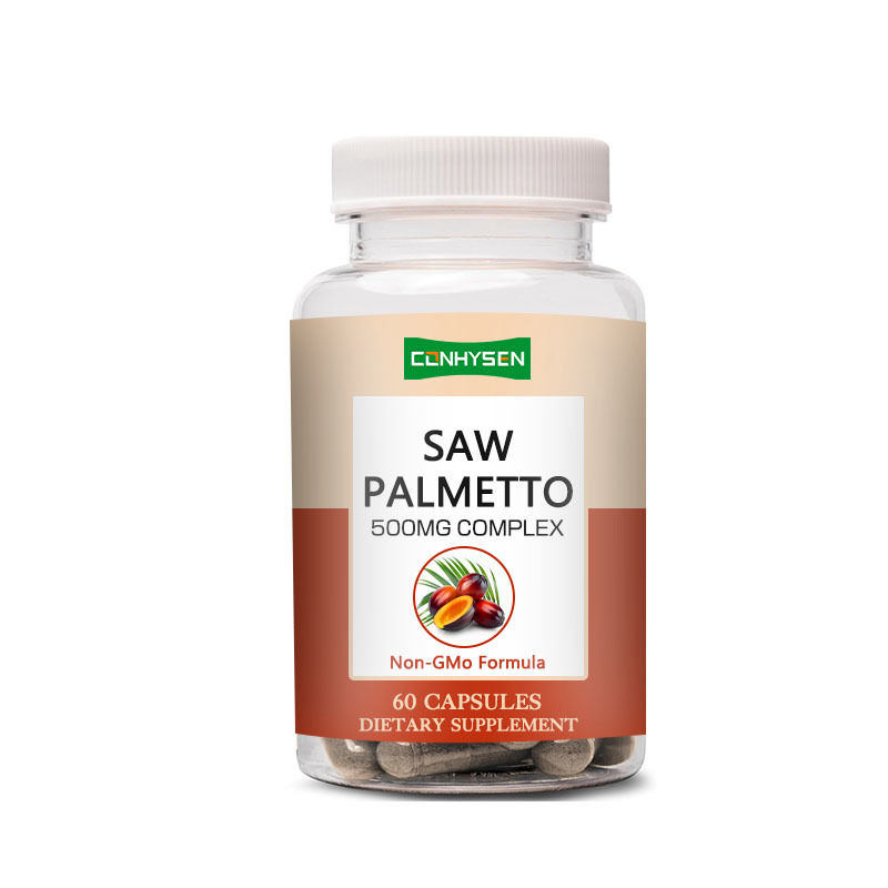 Μη ΓΤΟ Καψούλες Saw Palmetto 500mg Σύνθετη Υποστήριξη Ορμονική ισορροπία Υγεία μαλλιών
