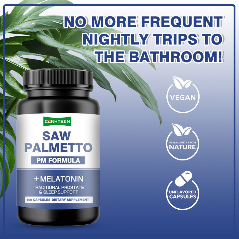 OEM/ODM Saw Palmetto Βίγκαν Συμπλήρωμα Saw Palmetto Καψάκια για τη μείωση της συχνής ούρησης
