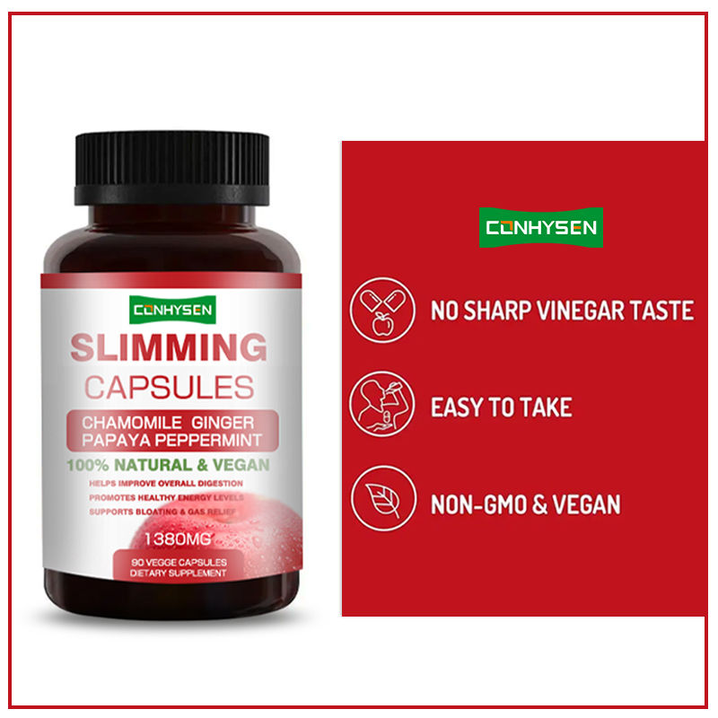 Κάψουλες Αδυνατίσματος 100% Vegan Απευθείας από το Εργοστάσιο με Χαμομήλι και Τζίντζερ Βοηθούν στη Βελτίωση της Γενικής Πέψης