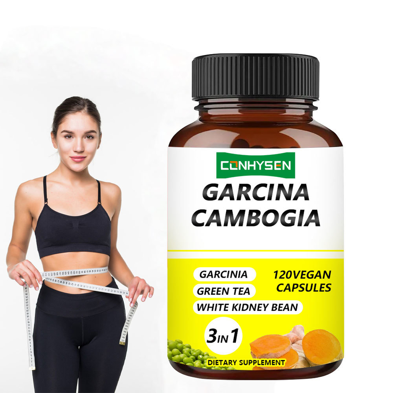 Κάψουλες Garcinia Cambogia από το εργοστάσιο με 3-σε-1 premium συστατικά για αύξηση της παραγωγής ενέργειας