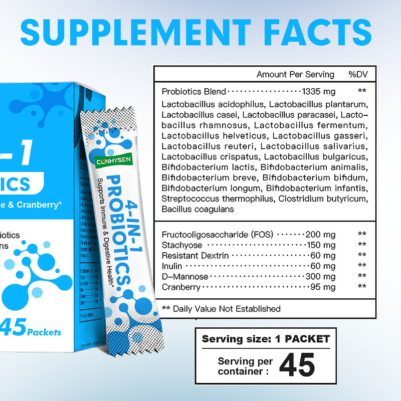 Εργοστάσιο 4-σε-1 Προβιοτικά Σκόνη D-Μαννόζης Custom Branded Διατήρηση Ισορροπίας pH