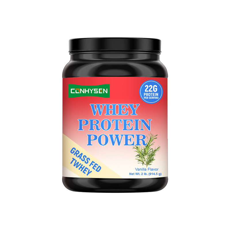 Πρωτεΐνη Ορού Γάλακτος Power Grass Fed Tri Blend Protein Υποστηρίζει την ανάπτυξη των μυών Χονδρική Πώληση Προσαρμοσμένη