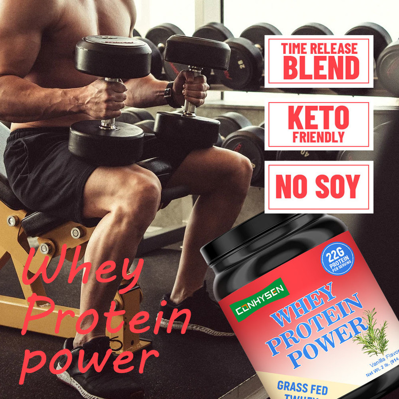 Πρωτεΐνη Ορού Γάλακτος Power Grass Fed Tri Blend Protein Υποστηρίζει την ανάπτυξη των μυών Χονδρική Πώληση Προσαρμοσμένη