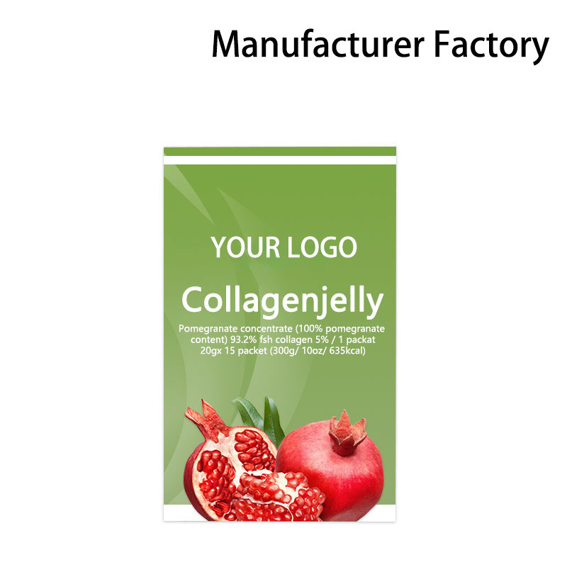 OEM ODM Προϊόντα Ομορφιάς Λεύκανσης Δέρματος Βιταμίνη C Γλουταθειόνη Κολλαγόνο Jelly Stick