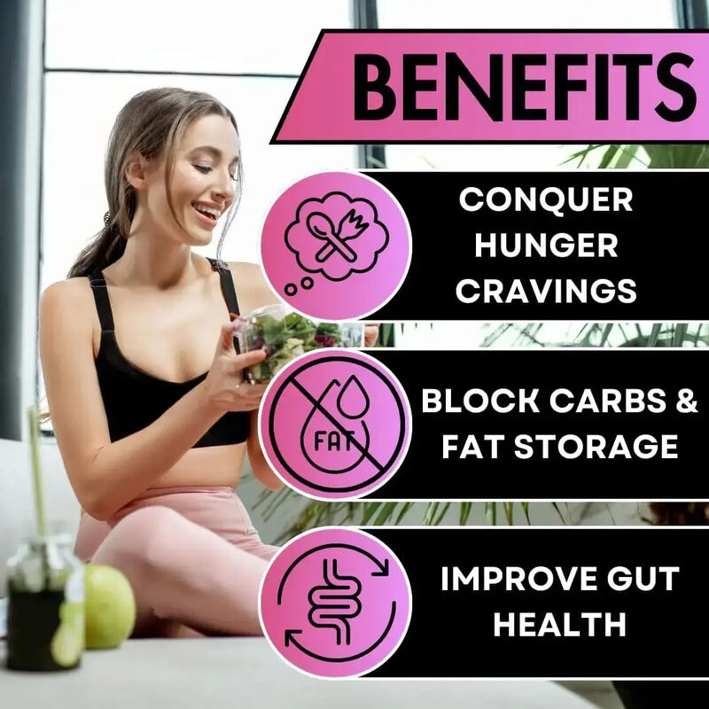 OEM/ODM Φυσικό Πυροσβεστήρα λίπους για ενήλικες Χαλαρωτικό Φουσκωτή λίπους Κάψουλα Καταστολή της όρεξης και απώλεια βάρους Συμπλήρωμα διατροφικών ινών