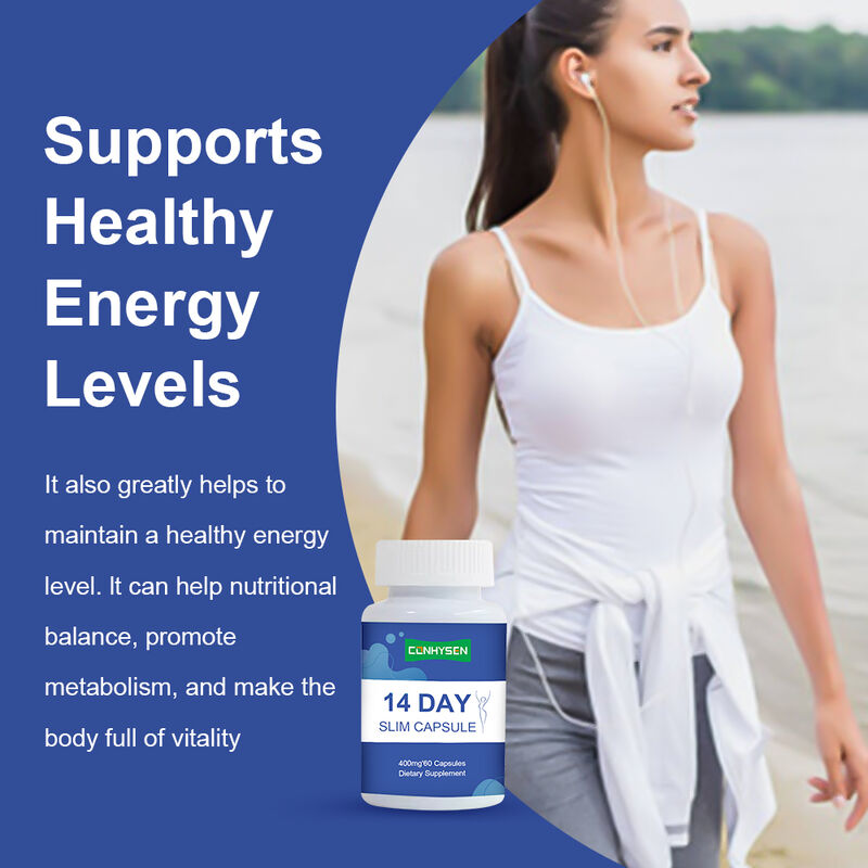 Ιδιωτική Ετικέτα 14 Ημέρες Slim Κάψουλα Υποστηρίζει την Υγεία της Υπαπαπαγωγής και την απώλεια βάρους Συμπλήρωμα Διατροφής Καψούλες Αποτοξίνωσης