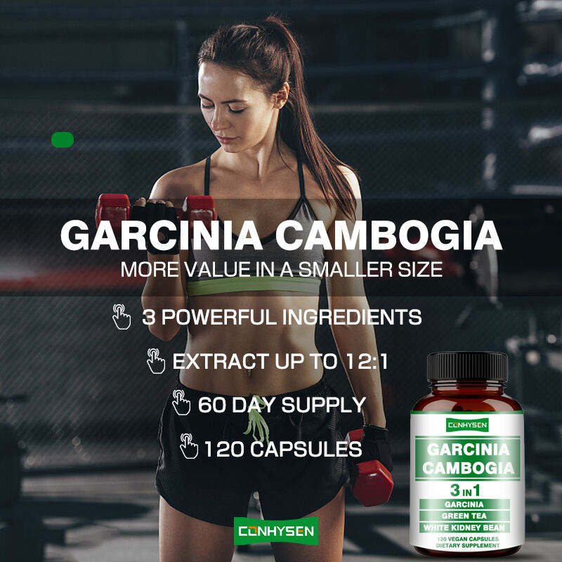 Κάψουλες OEM Garcinia Cambogia για Υποστήριξη Παραγωγής Ενέργειας, Ισορροπία Σώματος, Κάψουλα Φυτικών Ινών, Απώλεια Βάρους