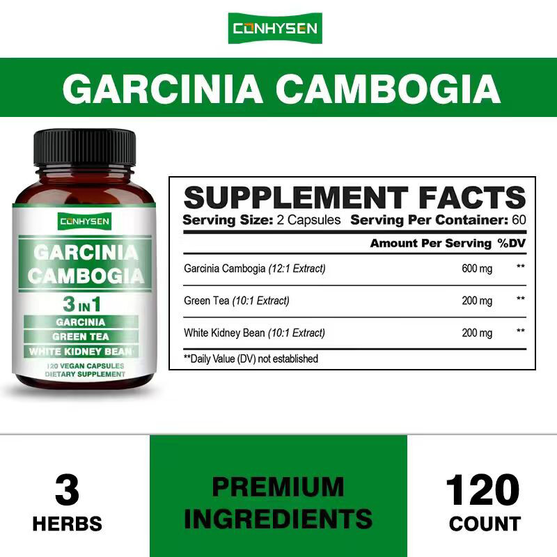 Κάψουλες OEM Garcinia Cambogia για Υποστήριξη Παραγωγής Ενέργειας, Ισορροπία Σώματος, Κάψουλα Φυτικών Ινών, Απώλεια Βάρους