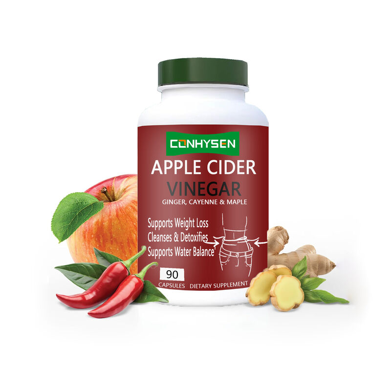 Εταιρεία απευθείας πώλησης OEM Διαχείριση σώματος Προωθεί την πέψη και τη διαχείριση του βάρους Καψάκια μηλόξυδου