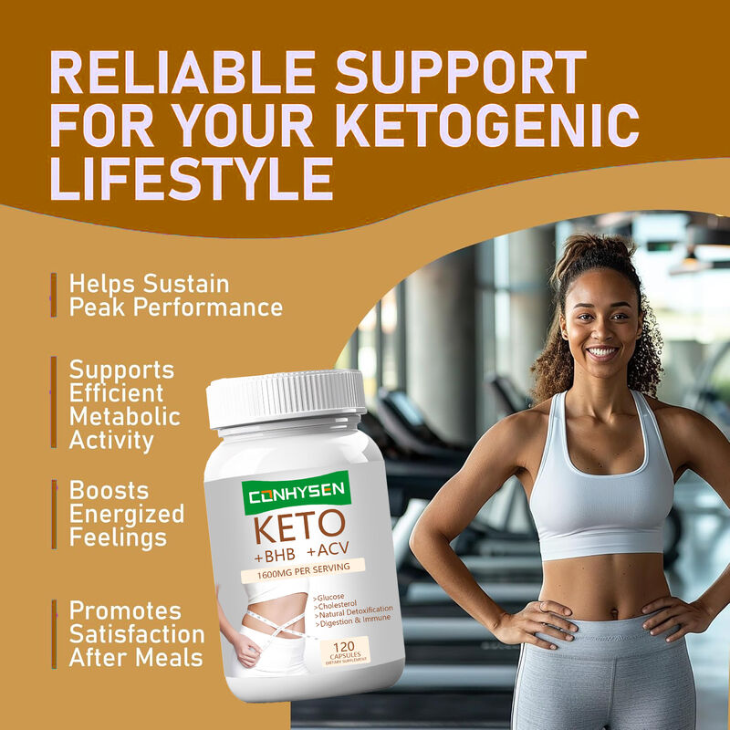 Ιδιωτική Ετικέτα Κάψουλες Κέτο+ACV+BHB με BHB & Μηλόξυδο για Έλεγχο Βάρους, Ενίσχυση Ενέργειας, Συγκέντρωσης, Καυστήρας Λίπους
