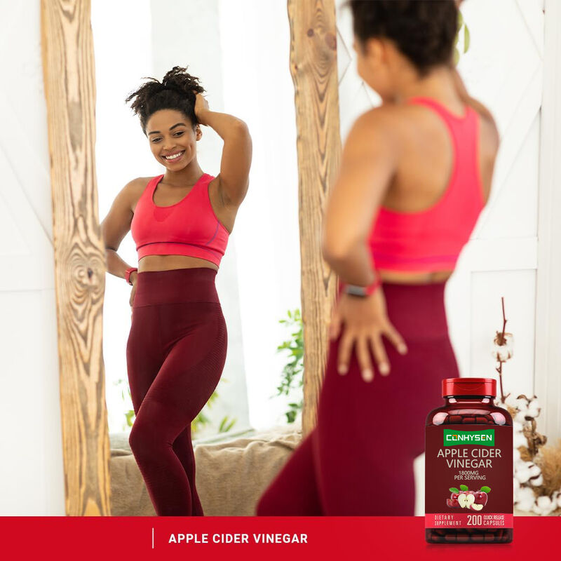 Συμπλήρωμα Μηλόξυδου OEM/ODM Υποστήριξη Πέψης & Αποτοξίνωσης Διαχείριση Βάρους Κάψουλες Μηλόξυδου για Άνδρες Γυναίκες