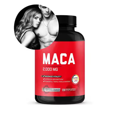 Φυτική Maca ρίζα ανδρική βελτίωση κάψουλες μυϊκή ανάπτυξη μεγιστοποίηση κίνηση στους άνδρες