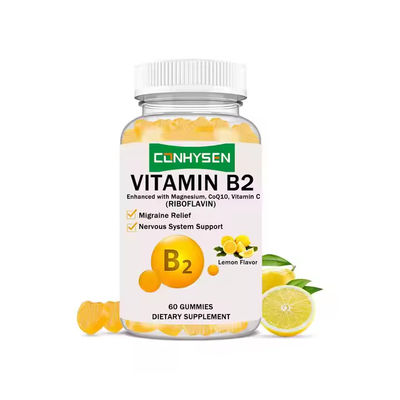 Υγιεινή βιταμίνη Β2 Gummies 60 Gummies CoQ10 Υποστήριξη του νευρικού συστήματος OEM ODM