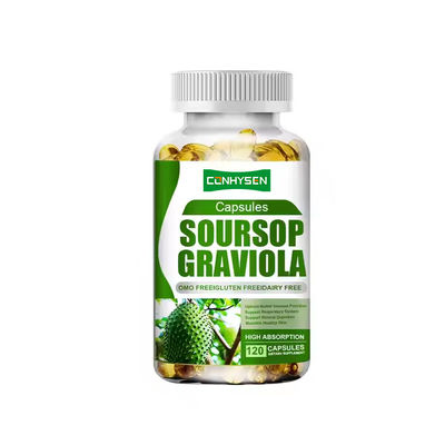 Soursop Graviola Soft Gels Υποστήριξη του αναπνευστικού συστήματος Φυτικό συμπλήρωμα
