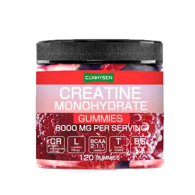 OEM Logo Κρεατίνη Μονοϋδρατικό Gummies Αυξάνει τη μυϊκή μάζα Συμπληρώματα αντοχής