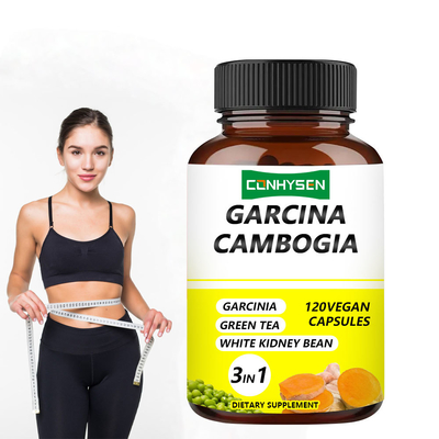 Κάψουλες Garcinia Cambogia από το εργοστάσιο με 3-σε-1 premium συστατικά για αύξηση της παραγωγής ενέργειας
