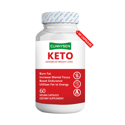 Κατασκευαστής συμπληρώματος διατροφής KETO Capsules Advanced Weight Loss Αύξηση πνευματικής συγκέντρωσης Vegan Capsules