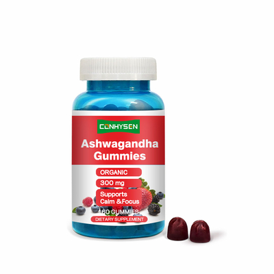Χονδρικής πώλησης ζελεδάκια Ashwagandha για ηρεμία & εστίαση 60 τεμαχίων