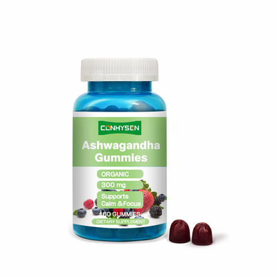 OEM Ashwagandha Gummies 300mg για την ανακούφιση από το στρες και την εστίαση