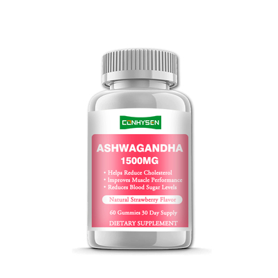 Ζελεδάκια Ashwagandha για Απόδοση Μυών - Διάρκεια Ζωής 18 Μήνες