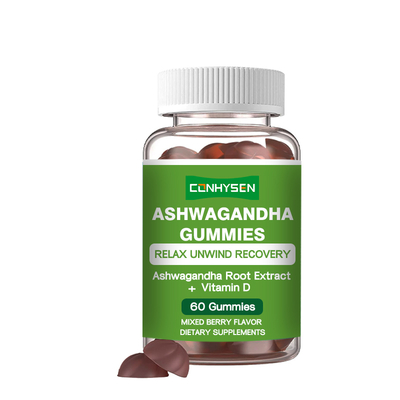 Τιμή Χονδρικής Ashwagandha Gummies Βελτιώνουν την Ποιότητα του Ύπνου Ασφαλές Εύκολα Απορροφήσιμο