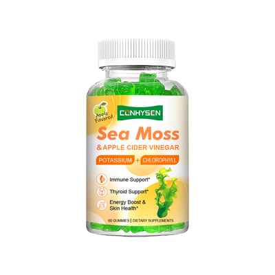 8-σε-1 Gummies με Sea Moss για Υποστήριξη του Ανοσοποιητικού και του Θυρεοειδούς, Εργοστασιακή Προσαρμογή