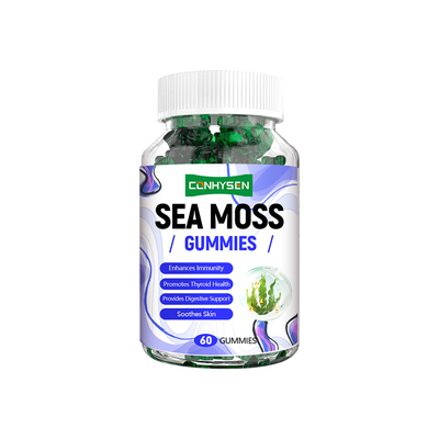 Εργοστάσιο ζελεδάκια Sea Moss - Προσαρμογή για υποστήριξη αντιοξειδωτικών με μηλόξυδο (ACV)