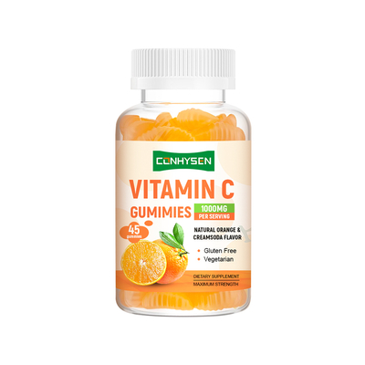 OEM 1000mg Vitamin C Gummies Ενισχύουν τον Προμηθευτή Αντιοξειδωτικών Custom