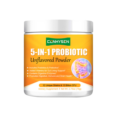 Προμηθευτής 5-σε-1 Probiotic Unflavored Powder Custom Healthy Gut Microbiome