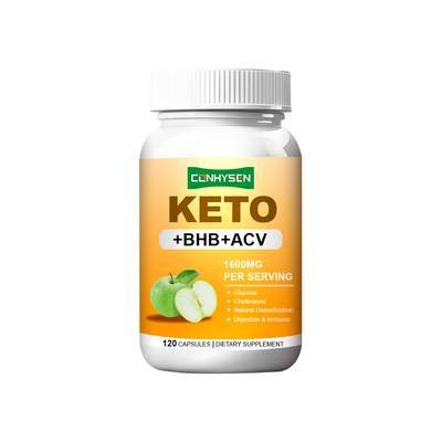 Κέτο κάψουλες με BHB ACV 1600mg Factory Direct Digestion Υποστήριξη του ανοσοποιητικού