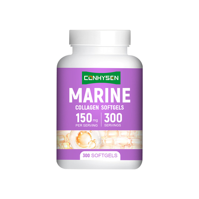 Φυσικό θαλάσσιο κολλαγόνο Softgels Custom Label Διατηρήστε την ελαστικότητα του δέρματος εργοστάσιο
