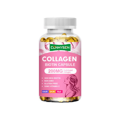 200mg Καψάκια Κολλαγόνου Premium Custom Strong Nails Radiant Skin Προμηθευτής