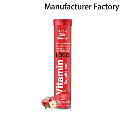 Εργοστασιακή Χονδρική Πώληση Αναβράζοντα Δισκία Μηλόξυδου για Διαχείριση Βάρους