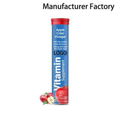 Εργοστασιακή Χονδρική Πώληση Αναβράζοντα Δισκία Μηλόξυδου για Αδυνάτισμα