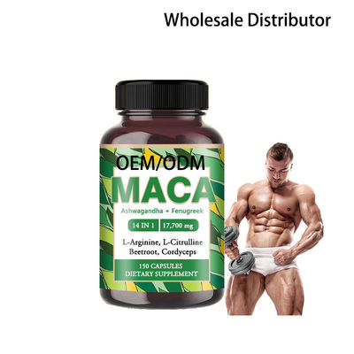 OEM ODM Herbs Maca Root Capsules Men's Vitality Herbal Supplements